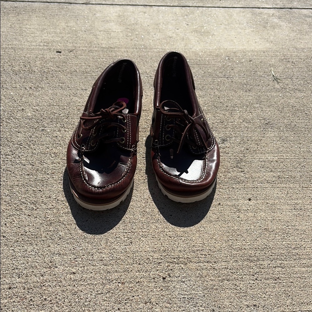 Timberland Brown Leather Loafers